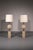 Travertine Floor Lamps by Philippe Barbier for Maison Barbier, 1970, Set of 2 For Sale - Image 6 of 11