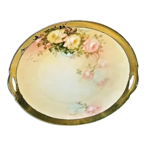1920s Artist Signed Kpm Cake Plate