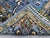 Blue Afghan Sultani Wool Rug, Natural Dye Persian Bijar Floral Design, 6′7″ × 9′9″ For Sale - Image 14 of 15
