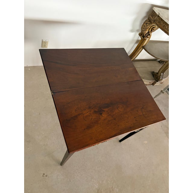 Early 19th Century Early 19th Century English Gold Top Side / Games Table For Sale - Image 5 of 7