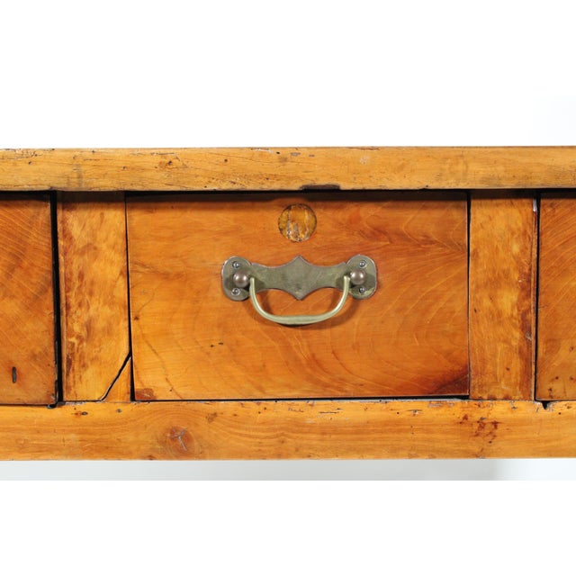 Antique Louis XV Style Provincial Fruit Wood Desk For Sale - Image 9 of 11