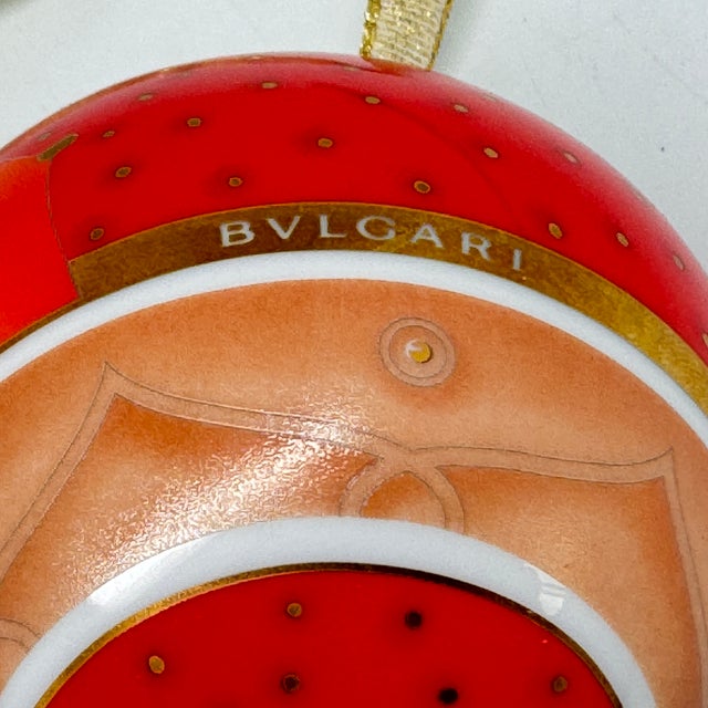 Christmas Ball by Bulgari for Rosenthal, 1990s, in Flawless conditions. Designed 1990 to 1999 This piece has an...