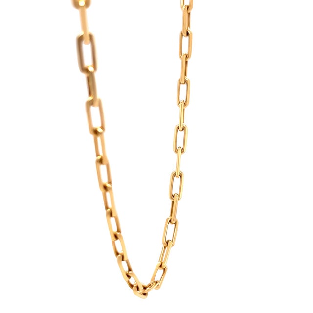 Cartier Cartier 18ct Yellow Gold Santos De Cartier Necklace 23g For Sale - Image 4 of 10