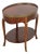 Vintage Walnut End Table W. Gallery For Sale