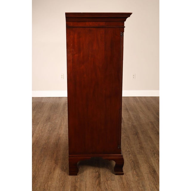 Henkel Harris Chippendale Style Mahogany Tall Chest For Sale - Image 13 of 18