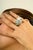 Not Yet Made - Made To Order Luxury 18k Gold Cluster Diamond Emerald Cat Ring Size 7 For Sale - Image 5 of 12