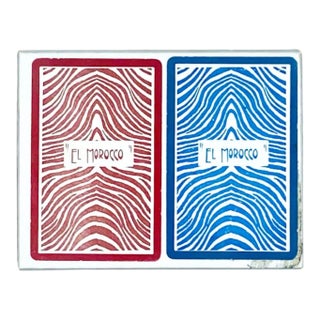 Vintage El Morocco Nightclub New York Nyc Double Deck Playing Cards For Sale