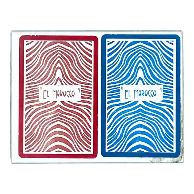 Vintage Iconic El Morocco Nightclub New York Nyc Double Deck Playing Cards For Sale