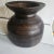 Indian Antique Hand Turned Wood Vase For Sale - Image 3 of 4