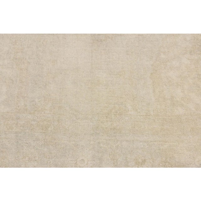 Vintage Turkish Oushak Rug With Soft Subtle Hues - 06'08 X 10'11 For Sale - Image 4 of 9