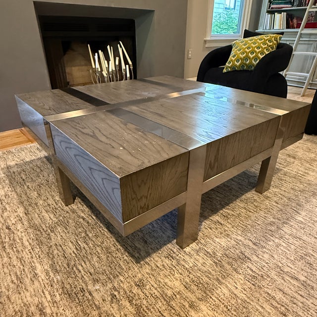 Bernhardt Leigh Square Coffee Table For Sale - Image 11 of 14