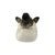 White Late 20th Century Farmhouse White Ceramic Ram Head Wall Pocket Planter Vase, 6.6"h For Sale - Image 8 of 9