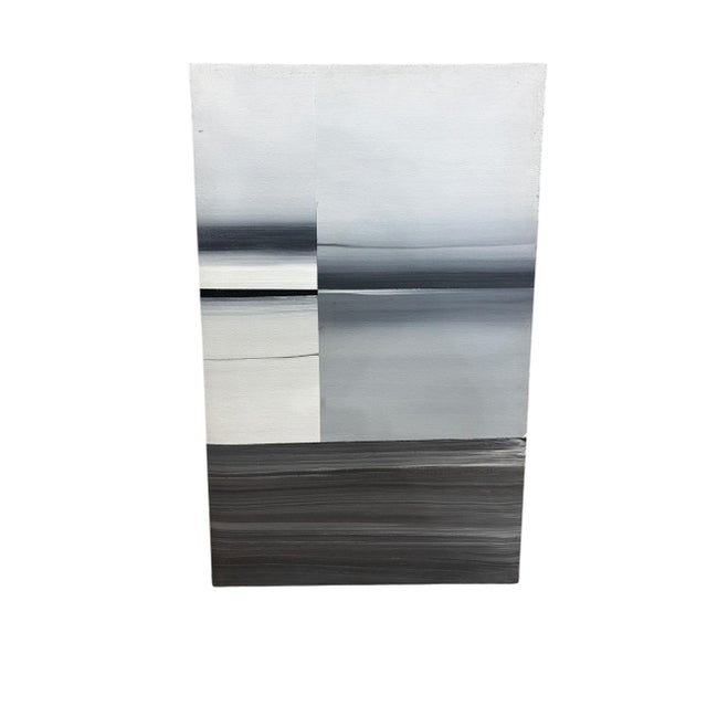 Nicole Mouracade Nim Abstract Acrylic on Canvas Set of 4 Panels For Sale - Image 10 of 11