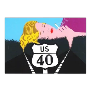1980 Allan d'Arcangelo Smoke Dreams, Limited Edition Silkscreen