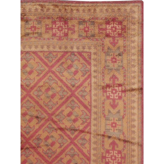 Mid-Century Modern Galerie Shabab Collection Mid-20th Century Viennese Savonnerie Style Rug For Sale - Image 3 of 10