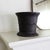 19th Century Black Cast Iron Mortar Jardiniere or Plant Holder For Sale - Image 6 of 11