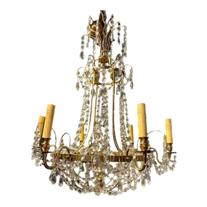 1900 Swedish Empire Chandelier