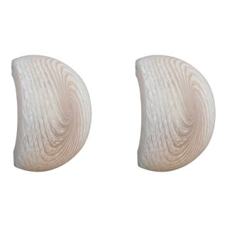 1960s Pink Murano Sconces, a Pair For Sale