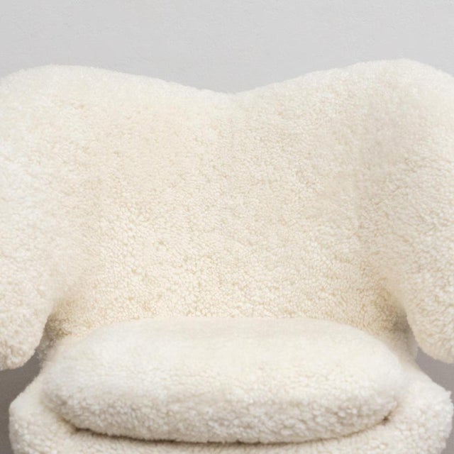 Not Yet Made - Made To Order Modern Pelican Chair in Sheepskin Upholstery from Finn Juhl, Denmark, 2000s For Sale - Image 5 of 18