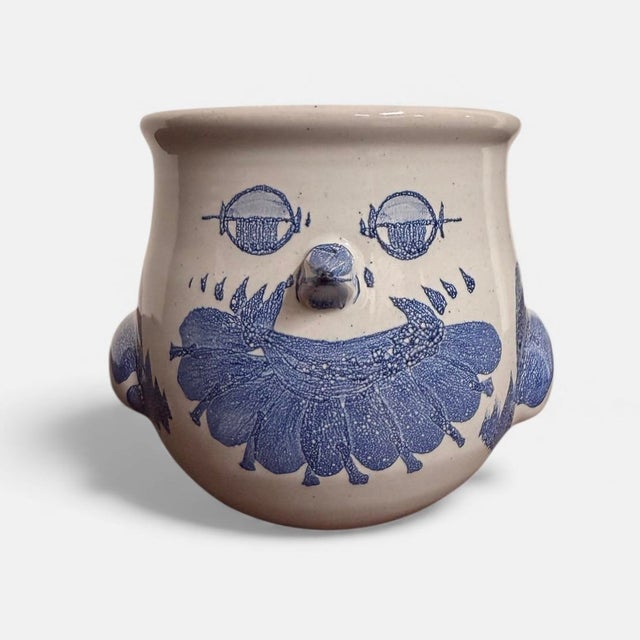 Ceramic Model V65 Ceramic Planter from Bjørn Wiinblad, Denmark, 1974 For Sale - Image 7 of 7