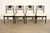 A gorgeous set of four Regency style side chairs or dining chairs By Baker Furniture, "Historic Charleston" Collection...
