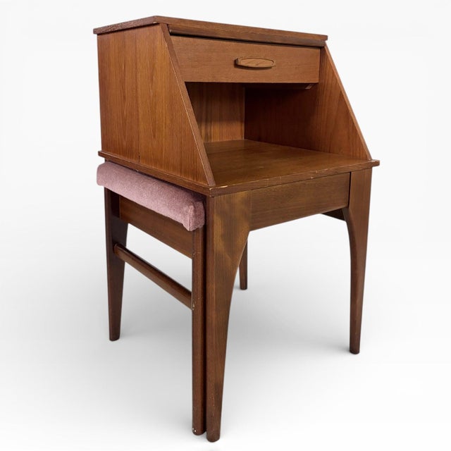 1950s Mid-Century Teak Telephone Seat from Chippy Heath, 1950s For Sale - Image 5 of 7