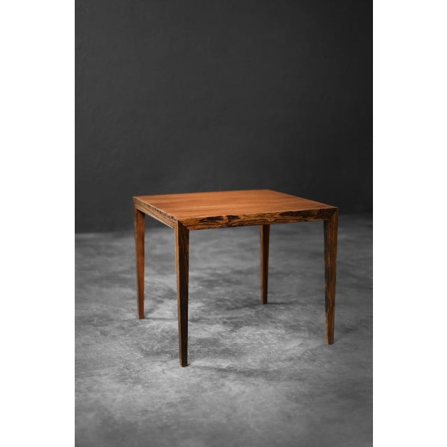Mid-Century Scandinavian Rosewood Coffee Table by Severin Hansen for Haslev Møbelfabrik, 1960s For Sale - Image 6 of 16