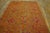 Tribal 1970s Orange Geometric Vintage Marsh Arab Embroidery Rug 5' 3'' X 8' Knotted Wool Carpet For Sale - Image 3 of 13