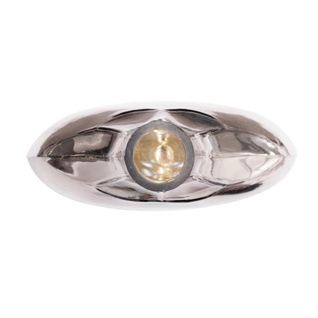 Advik Polished Silver Vase- Short For Sale In Chicago - Image 6 of 11