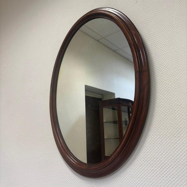 Dimensions: w: 90cm h: 65cm d: 4cm item: antique mirror biedermeier around 1820material: mahoganycolor: browncondition:...