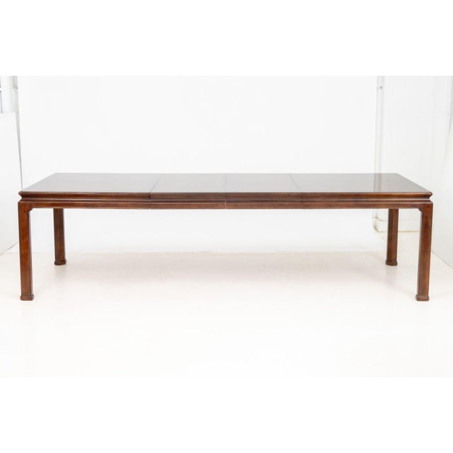 Henredon Mahogany and Elm Extending Dining Table For Sale - Image 13 of 14
