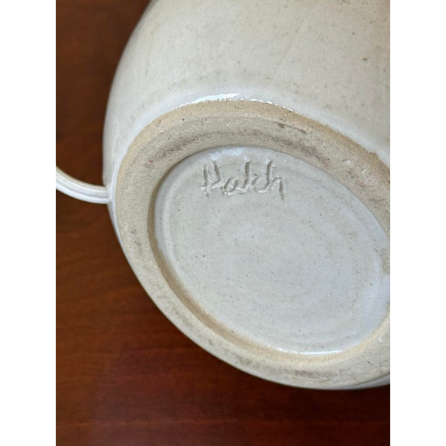 Late 20th Century Studio Pottery Table Lamp, Signed For Sale - Image 6 of 7
