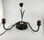 Mid 20th Century Mid Century Brass Desk Lamp in Black Finish - Center Tulip Flower Motif For Sale - Image 5 of 12