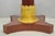 Late 20th Century Vintage French Regency Style Mahogany & Gold Gilt Plume Table Pedestal Base (B) For Sale - Image 5 of 17