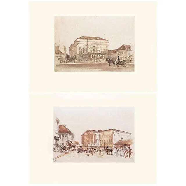 1959 After Neoclassical Rudolph Von Alt First Edition Photogravures - a Pair For Sale - Image 11 of 12