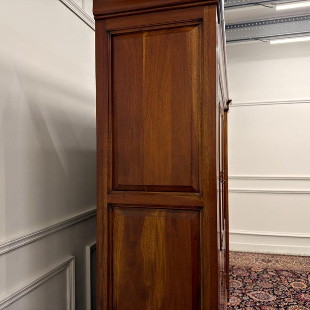 Classic English Bookcase with Columns For Sale - Image 5 of 18
