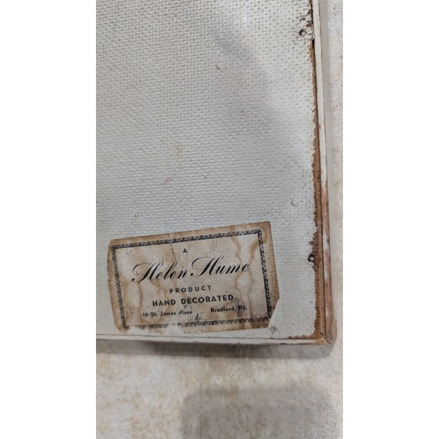 Vintage Hand Painted Oversized Toleware Tray For Sale In Washington DC - Image 6 of 6