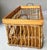 1980s Circa 1980 Chic Jackfruit Wood & Rattan Catchall / Storage “Crate” Basket, Indonesia For Sale - Image 5 of 13