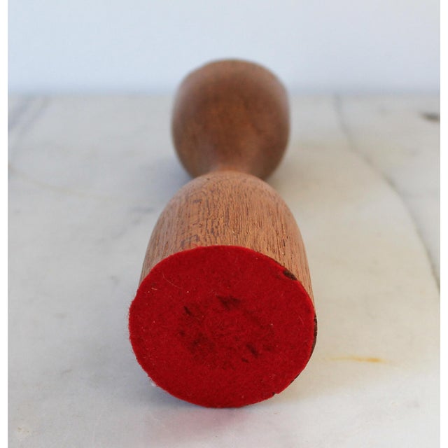 Wood Mid-Century Modern Teak Candle Holder For Sale - Image 7 of 7