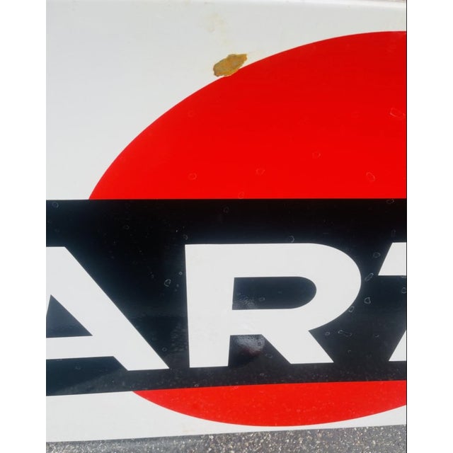 old enameled sheet metal Martini sign, in excellent condition This piece has an attribution mark, I am sure that it is...