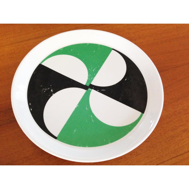 1960s Multicolored Ceramic Plates by Gio Ponti for Franco Pozzi, 1960s, Set of 5 For Sale - Image 5 of 18