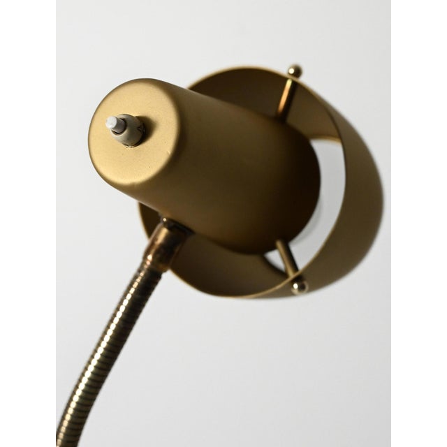 Scandinavian Floor Lamp in Brass, 1960s For Sale - Image 9 of 10