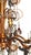 Antique Art Nouveau Gilded Metal and Murano Glass Drop Chandelier, 1920s For Sale - Image 9 of 14