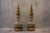 Electrified Kerosene Lamps in Glazed Earthenware with Gilt Bronze Mounts and Geometric Decor from Longwy, Late 19th Century, Set of 2 For Sale - Image 11 of 14