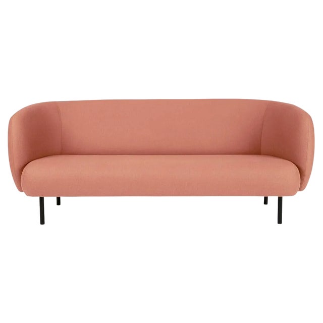 Caper Three-Seater in Blush by Warm Nordic For Sale