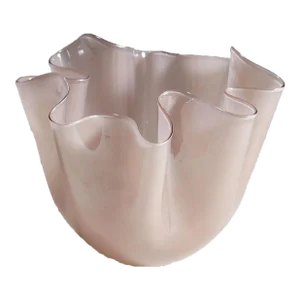 Venini Vase 'Fazzoletto Opalino', by Fulvio Bianconi 1950s