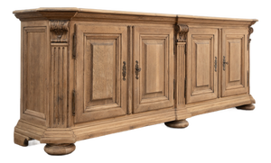 Large Vintage Oak Sideboard, 1950