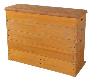 Vintage Wooden Chest, 1960s