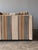 1970s Vintage Striped Woven Upholstery Three-Seat Sofa For Sale - Image 11 of 16