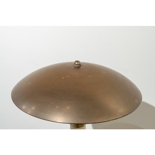 Art Deco Table Lamp in Brass and Acrylic Glass, France, 1925 For Sale - Image 4 of 8